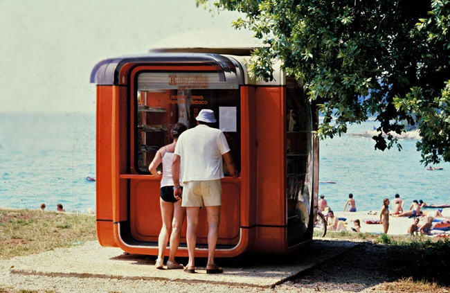 The famous K67 Kiosk, by architect and designer Saša J. Mächtig. Copyright: Museum of Architecture & Design, Ljubljana.