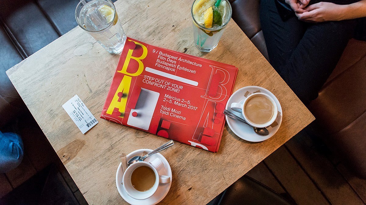 “Step out of your comfort zone” was 2017’s moto for the Budapest Architecture Film Festival. Copyright: KEK.