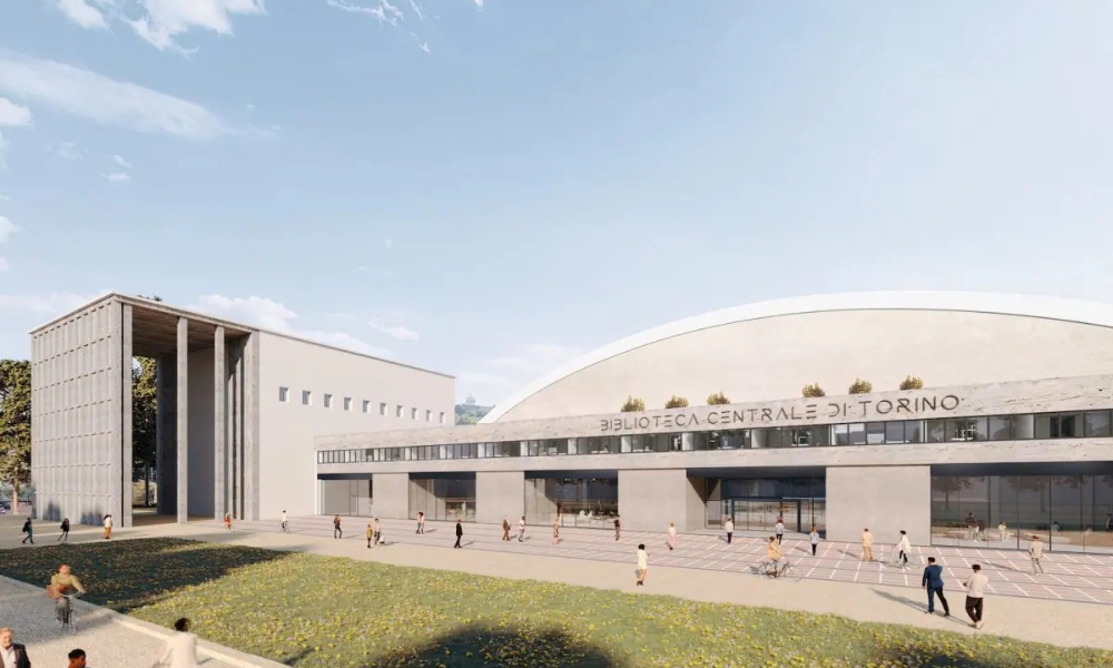 Technical and Economic Feasibility Study Render, restored façade on Corso Massimo d’Azeglio. ©Isolarchitetti/Studio Moneo